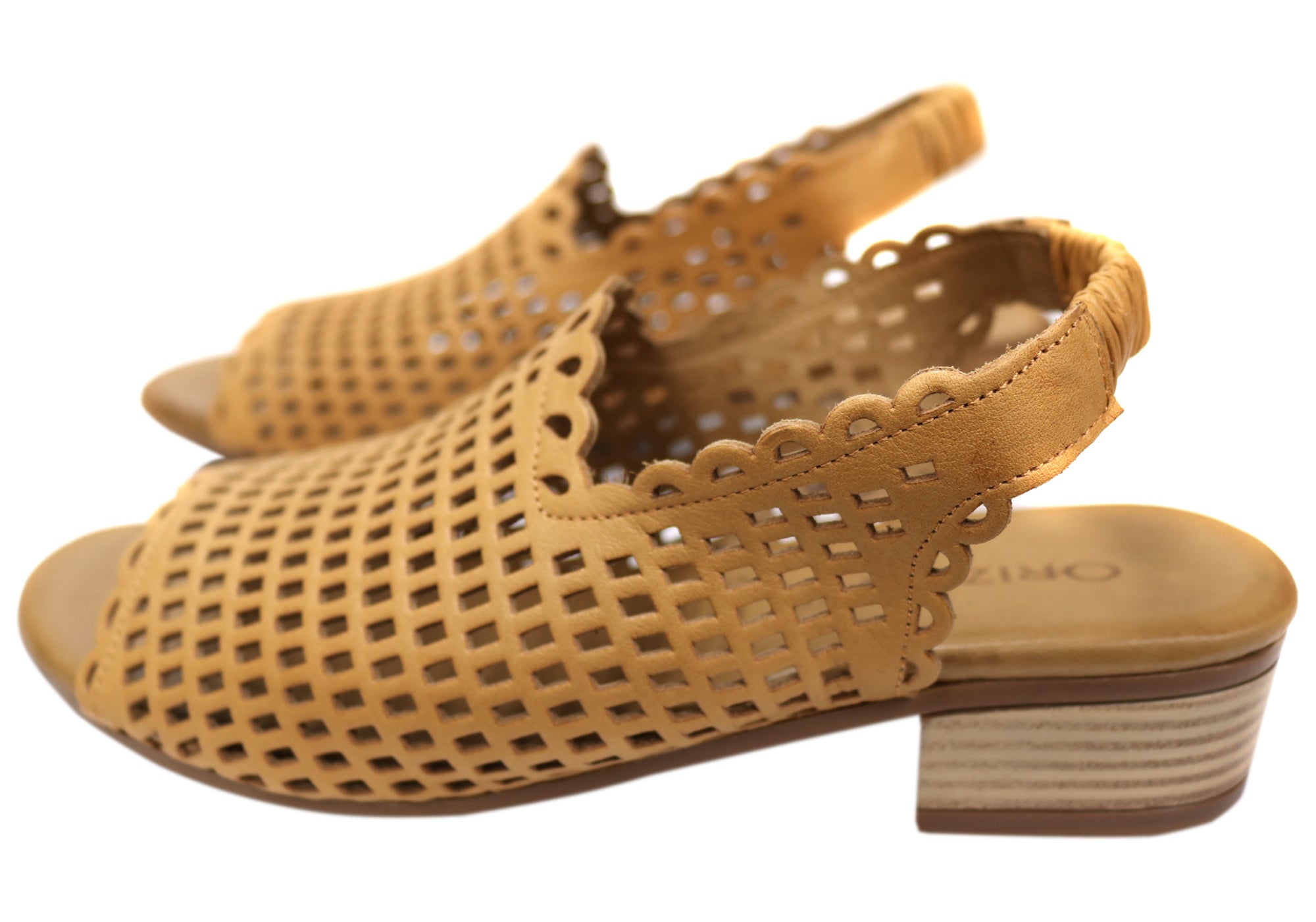 Orizonte Sash Women's Comfortable Low Heel Sandals - Genuine European Leather - Perfect for Summer Outings & Casual Wear