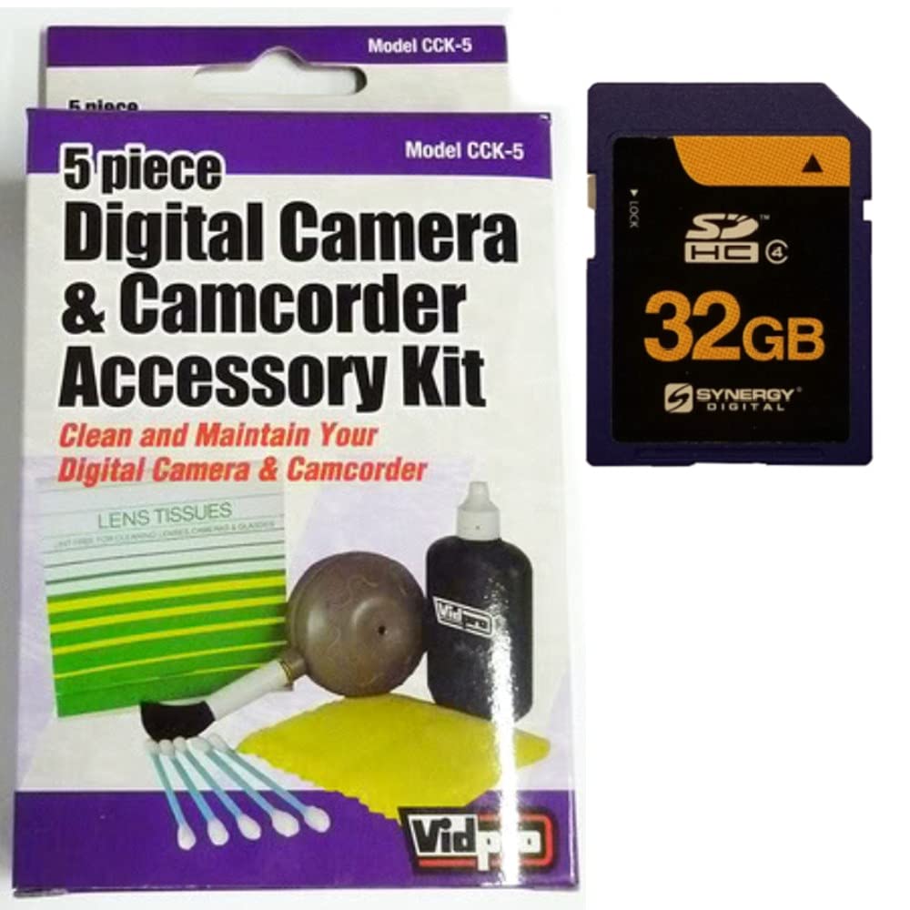 Synergy Digital Accessory Kit for Leica S (Typ 007) Camera - Includes 32GB SD Card & Cleaning Kit | Perfect for Professional Photography & Travel Shooting