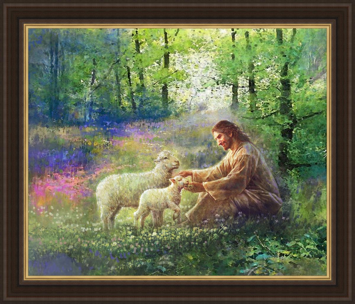 Bring Me The Little Ones Large Wall Art - Stunning Nursery Decor for Baby Rooms & Kids Bedrooms - Perfect for Nursery, Playroom & Children's Spaces