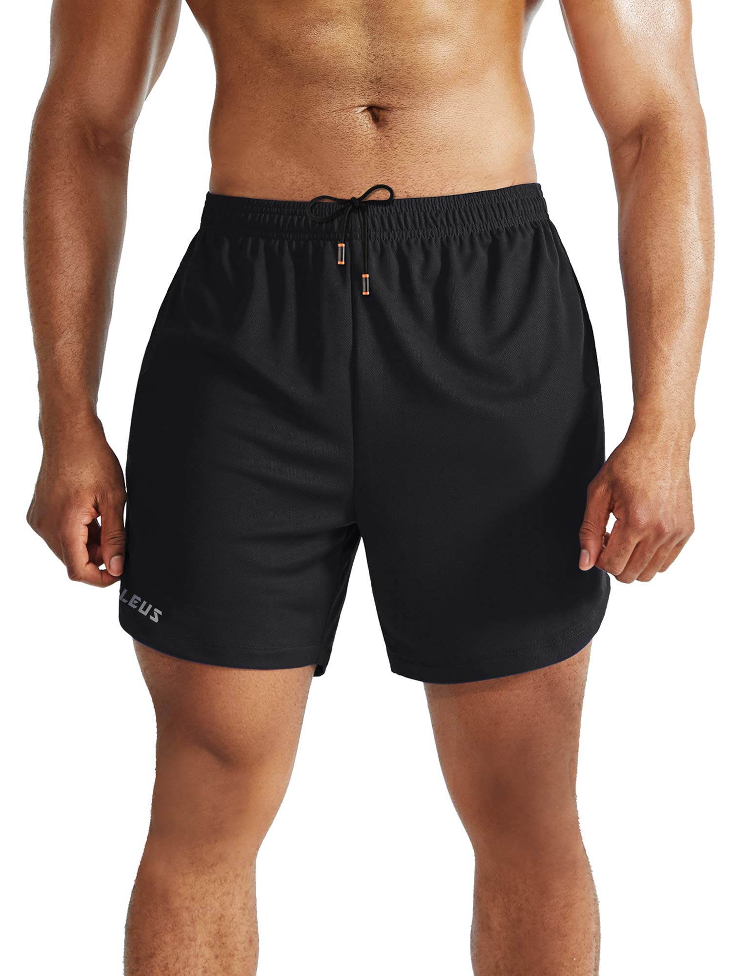 NELEUS Men's 2-in-1 Running Shorts with Built-in Liner - Quick Dry Athletic Workout Shorts with Pockets for Gym, Jogging & Outdoor Sports