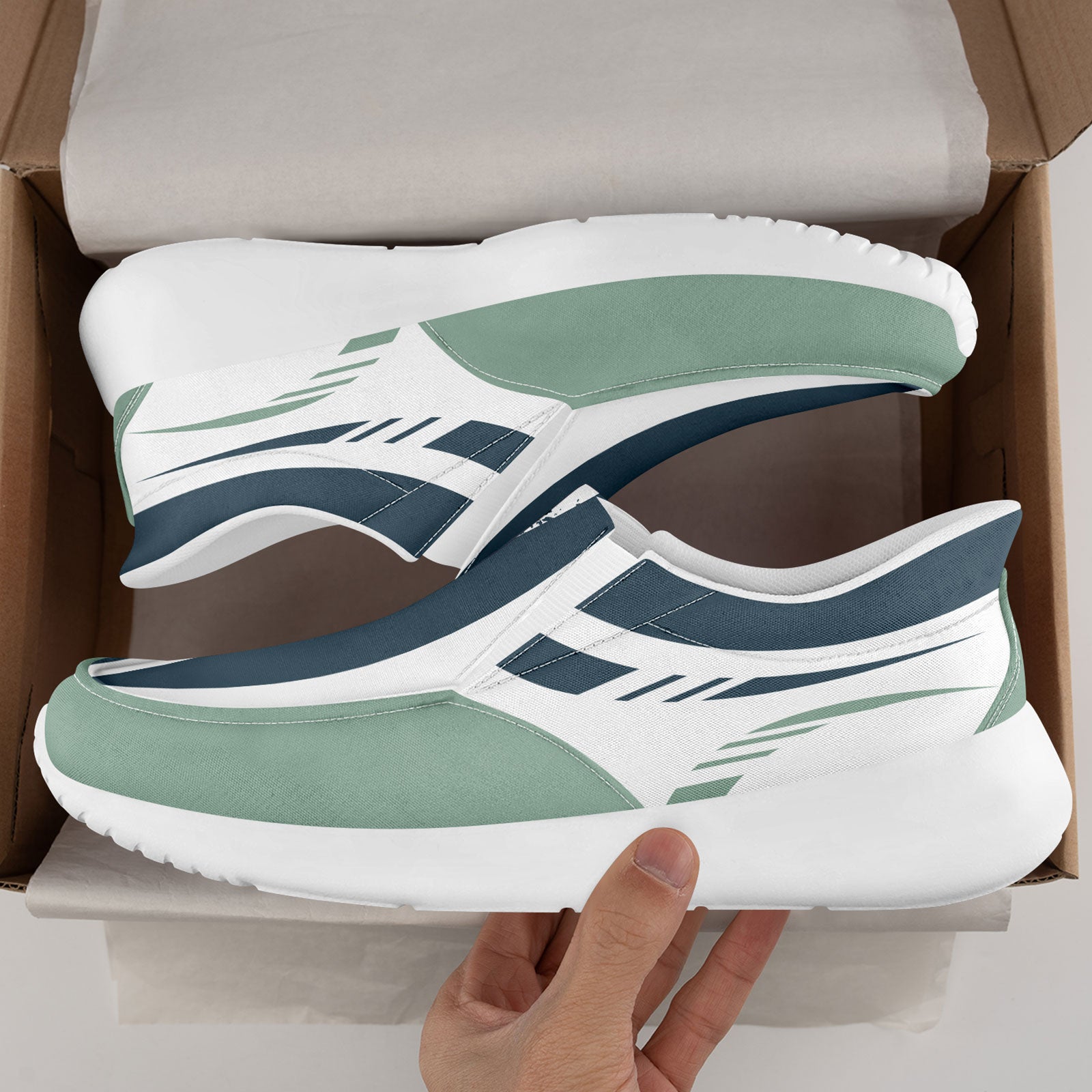 Custom Corporate Sneakers - Personalized Slip-On Shoes for Business & Promotions | FN067 E023045 | Ideal for Company Gifts, Team Events & Branding