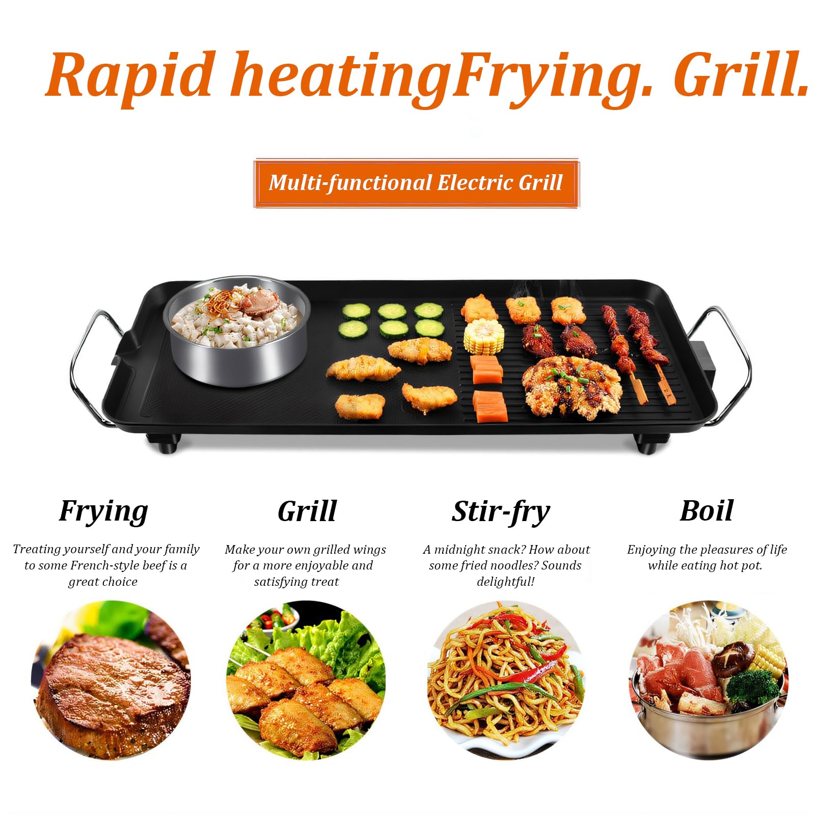 Electric Griddle Teppanyaki Grill - 20