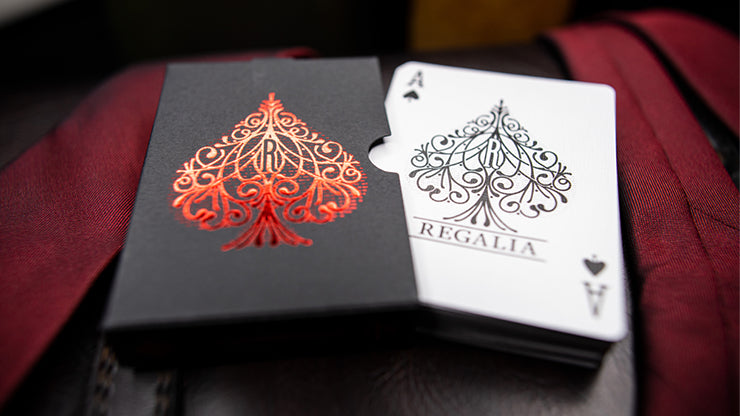 Regalia Red Playing Cards - Premium Signature Edition for Poker, Magic Tricks & Card Games | Elegant Design for Collectors & Card Enthusiasts