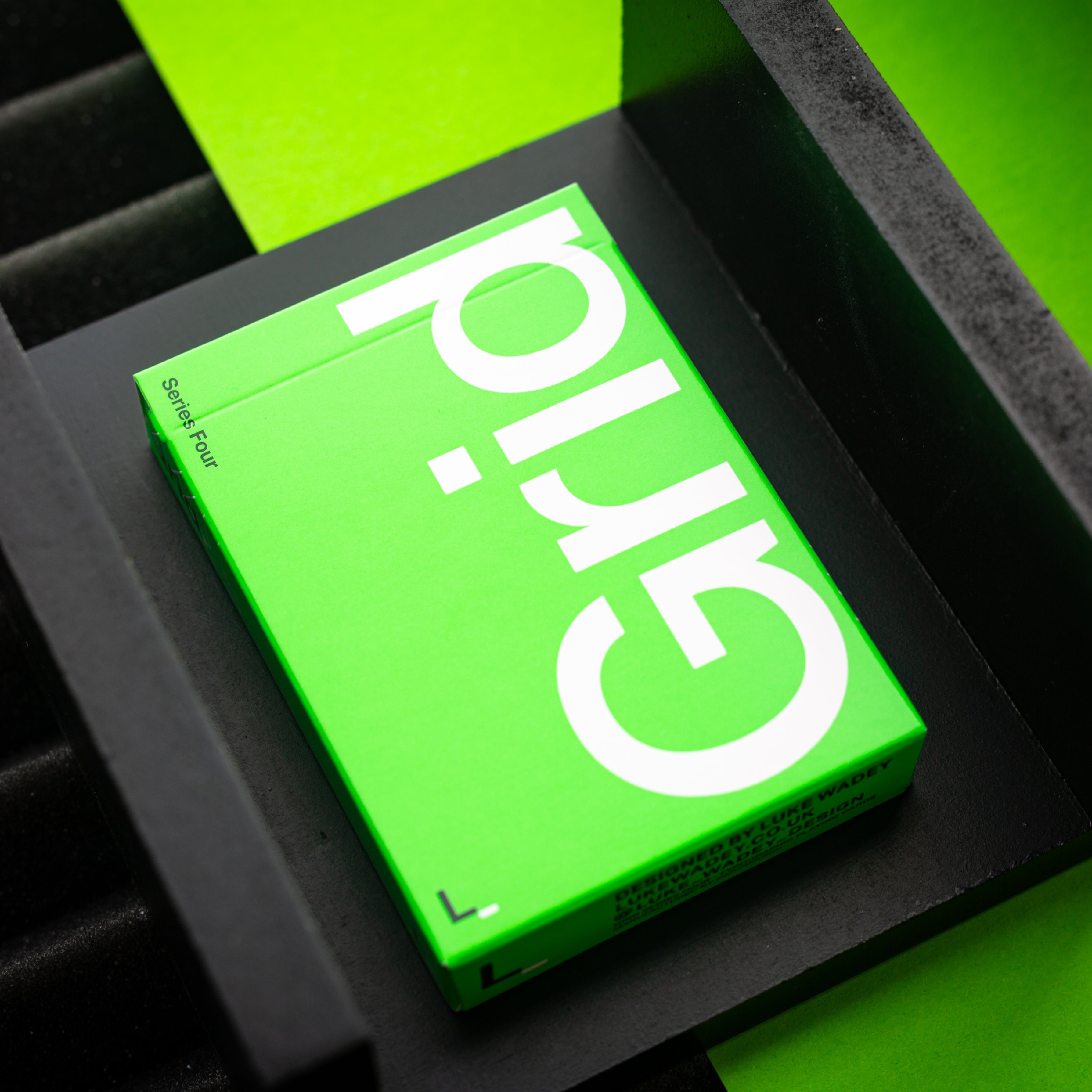 Grid Series Four Typographic Playing Cards - Unique Graphic Design Deck for Poker, Magic Tricks & Collectors | Perfect for Game Nights, Gifts & Cardistry