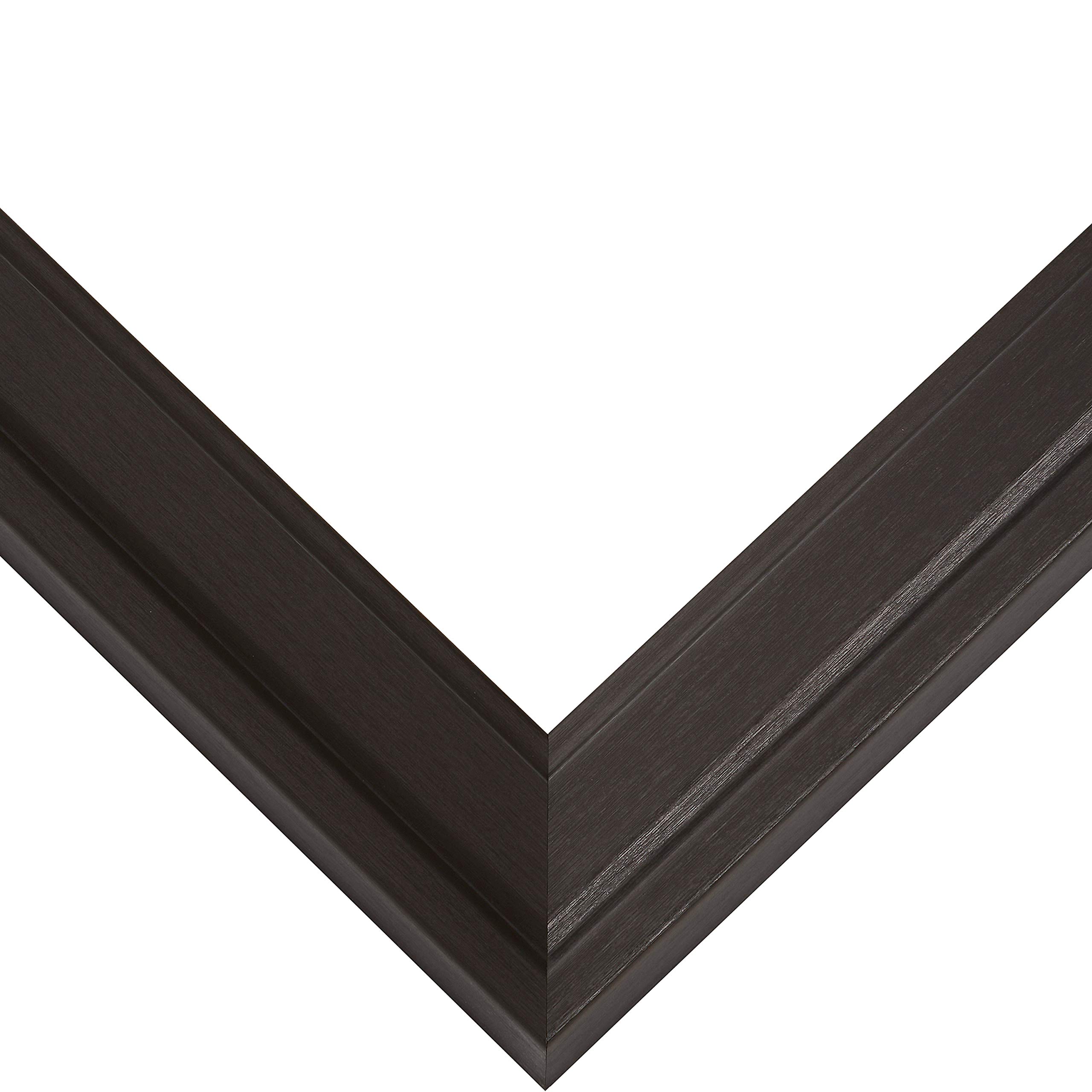 Craig Frames Manhattan 125 5x7 Inch Black Steel Picture Frame - Perfect for Wall Decor, Photo Displays & Home Office Artwork