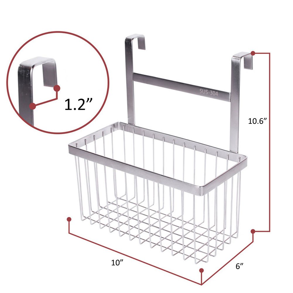 LUANT Over the Door Shower Caddy - Rustproof Bathroom Organizer for Shampoo, Conditioner, Soap & More - Perfect for Small Spaces & Apartment Showers