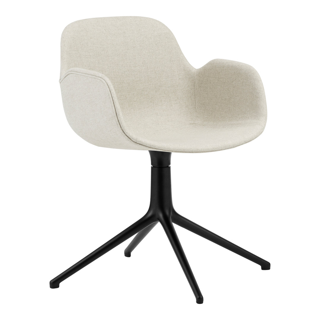 Modern Form Armchair with 4L Swivel Base and Premium Upholstery - Perfect for Living Room, Office or Reading Nook