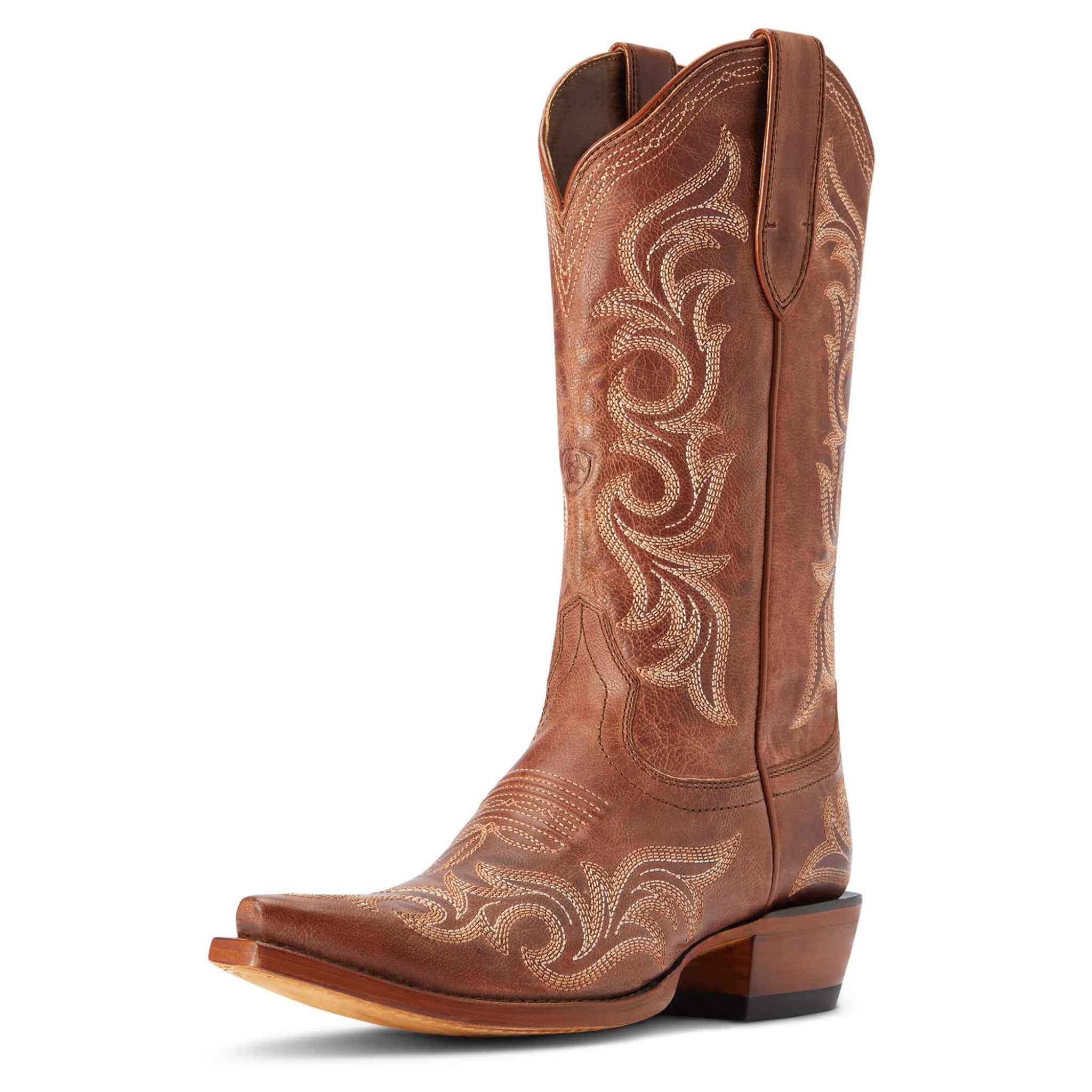 Ariat Women's Hazen Western Boots - Genuine Whiskey Barrel Leather Cowgirl Boots for Riding, Country Fashion & Outdoor Activities