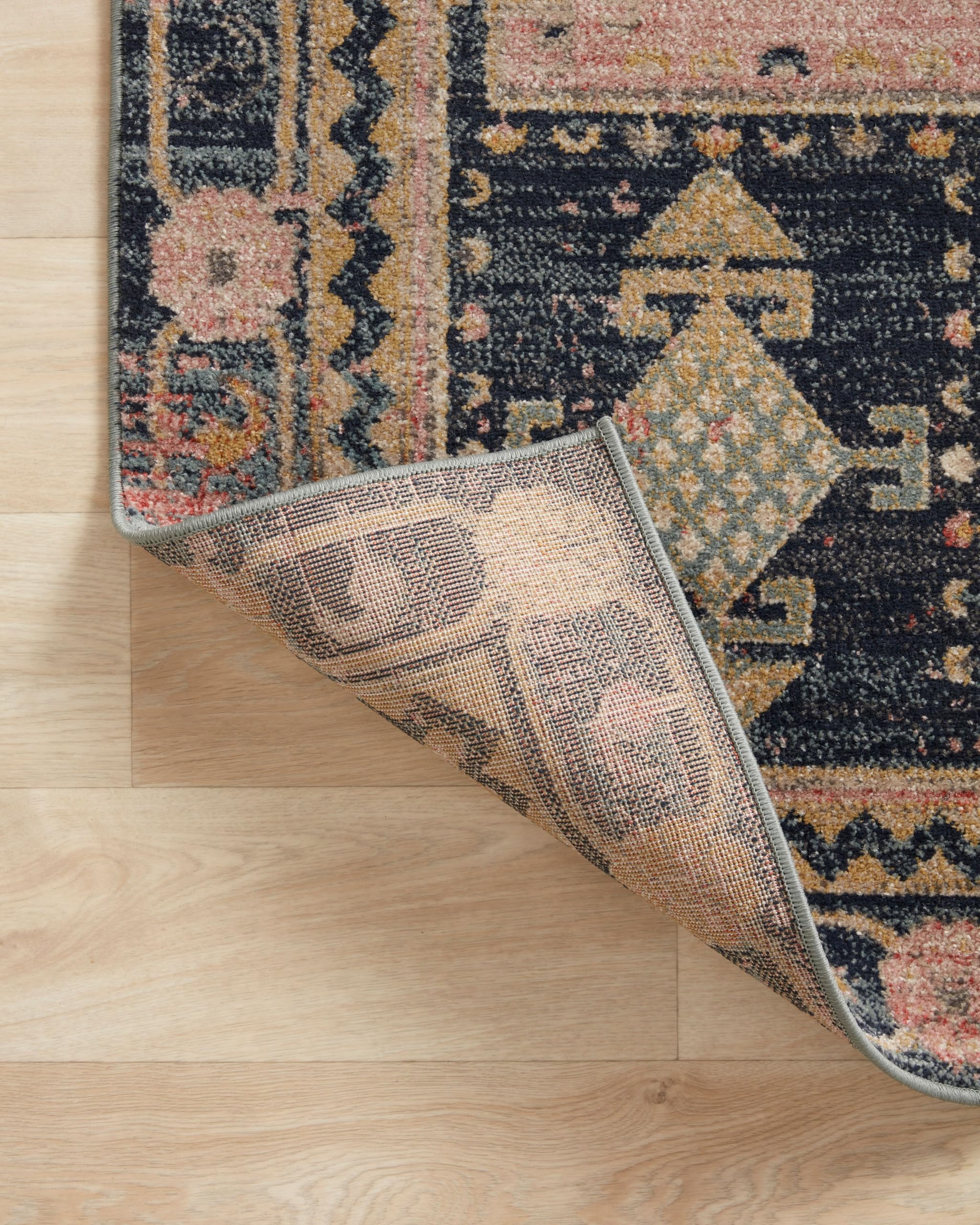 Loloi II Jocelyn Collection JOC-06 Rose/Rose Area Rug 5'5