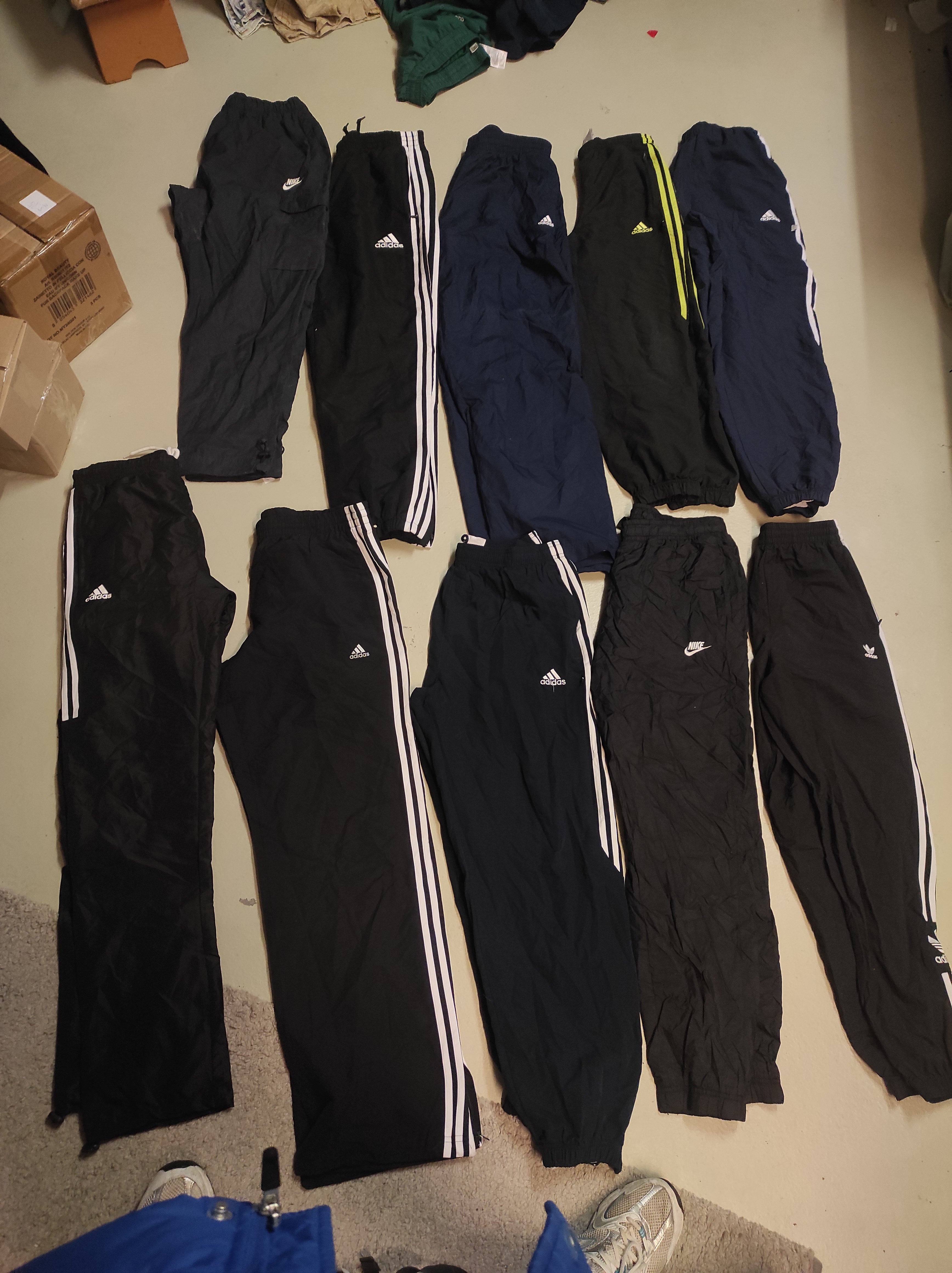 Adidas Baggy Trackpants for Men & Women - Loose Fit Jogger Sweatpants with Pockets | Gym, Lounge, Streetwear Fashion Outfit
