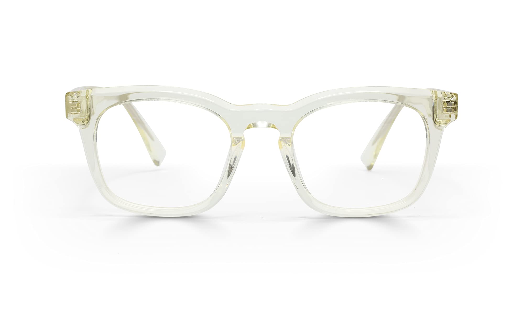 Premium Reading Glasses for Women & Men - Humble Narrator Square Frame Eyewear | Fashionable & Comfortable for Reading, Office Work & Computer Use