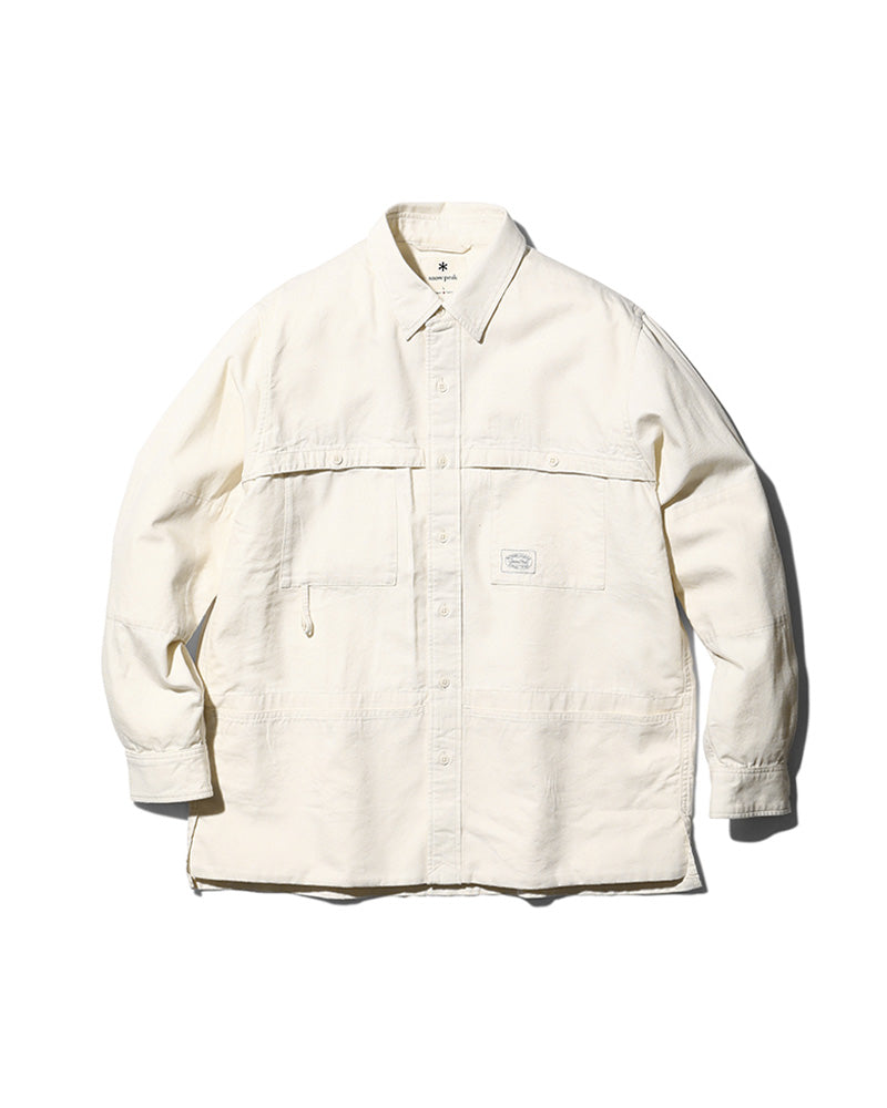 Takibi Light Denim Utility Shirt for Men - Comfortable Casual Button Down Shirt with Chest Pockets - Perfect for Outdoor Adventures, Workwear & Everyday Style