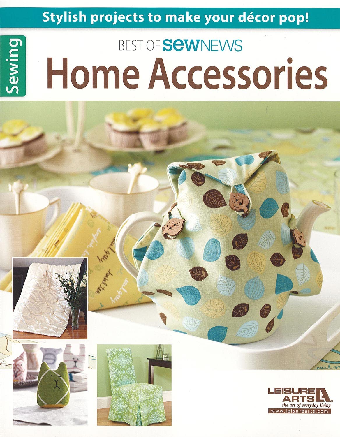 Best Sewing Patterns for Home Accessories - Leisure Arts SewNews Collection | DIY Home Decor, Pillow Covers, Table Runners & More
