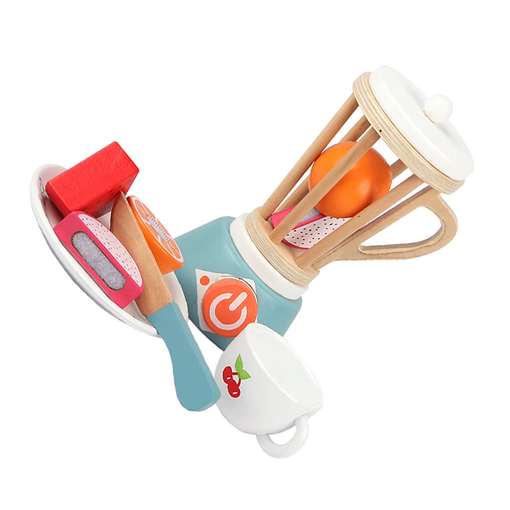 TOYANDONA Wooden Pretend Play Kitchen Set - Kids Vegetable & Fruit Cutting Toys, Educational Brain Toy for Toddlers, Birthday Gift for Boys & Girls - Perfect for Role Play, Learning, and Interactive Fun