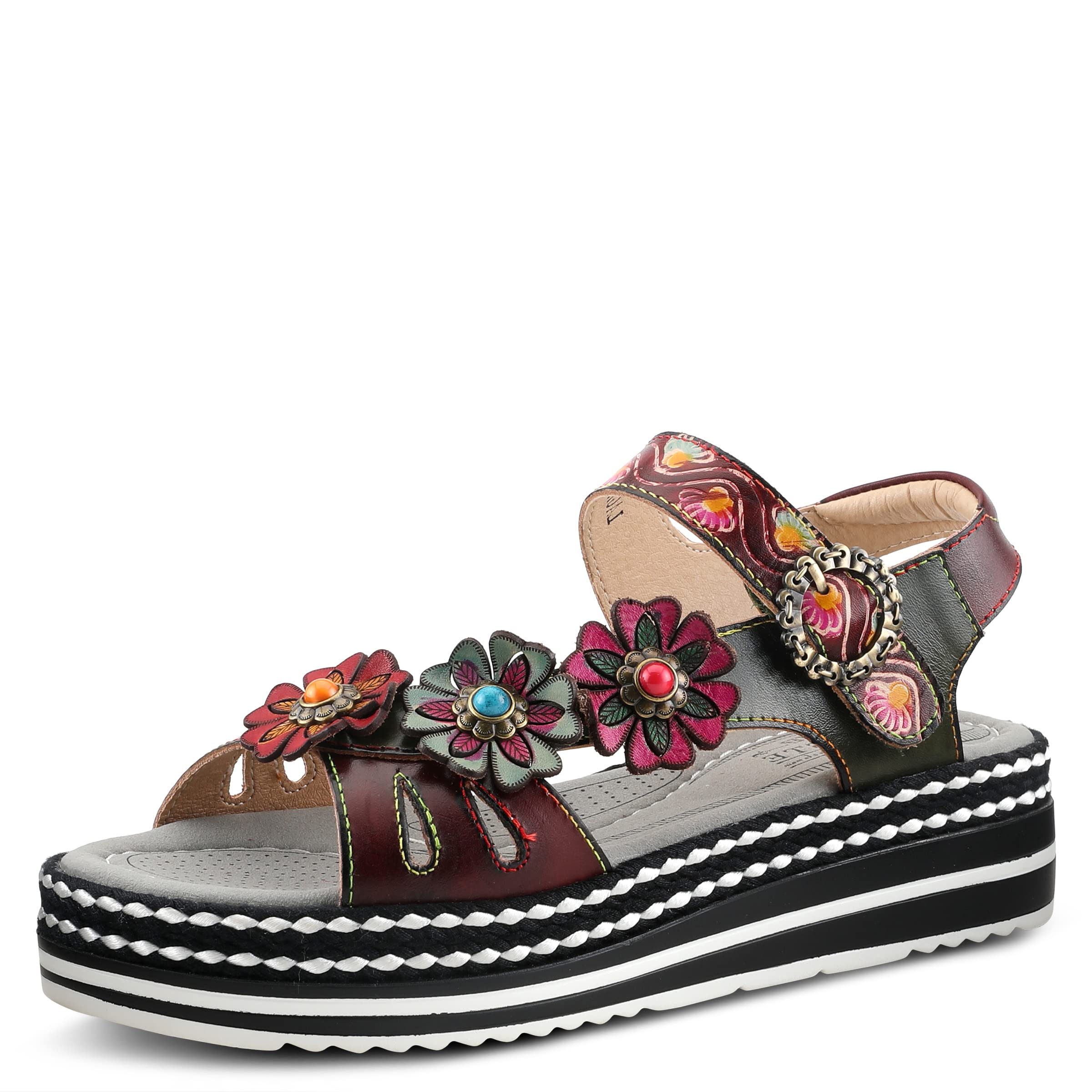Spring Step L'Artiste Women's Laga Comfort Slide Sandals - Breathable & Lightweight for Beach, Pool, and Summer Outings