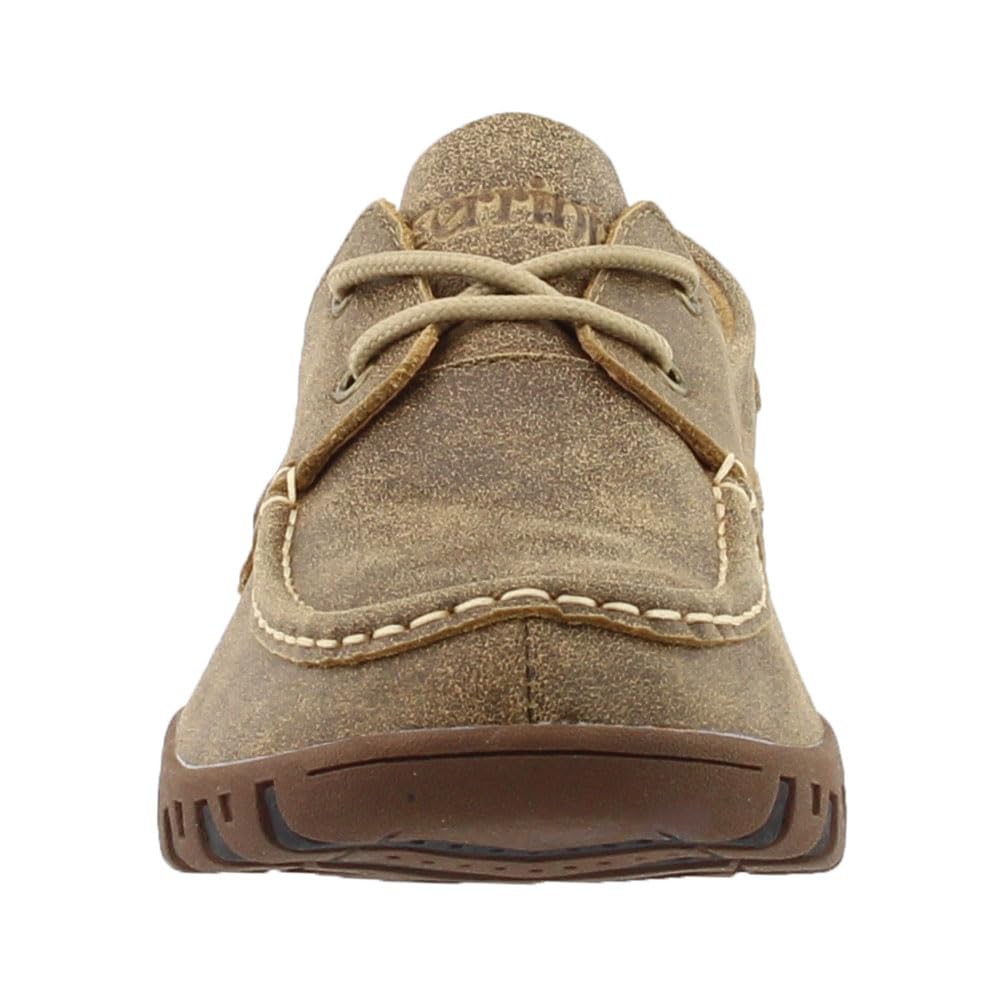 **Men's Brown Leather Boat Shoes - Comfortable Casual Loafers for Sailing, Walking & Everyday Wear**