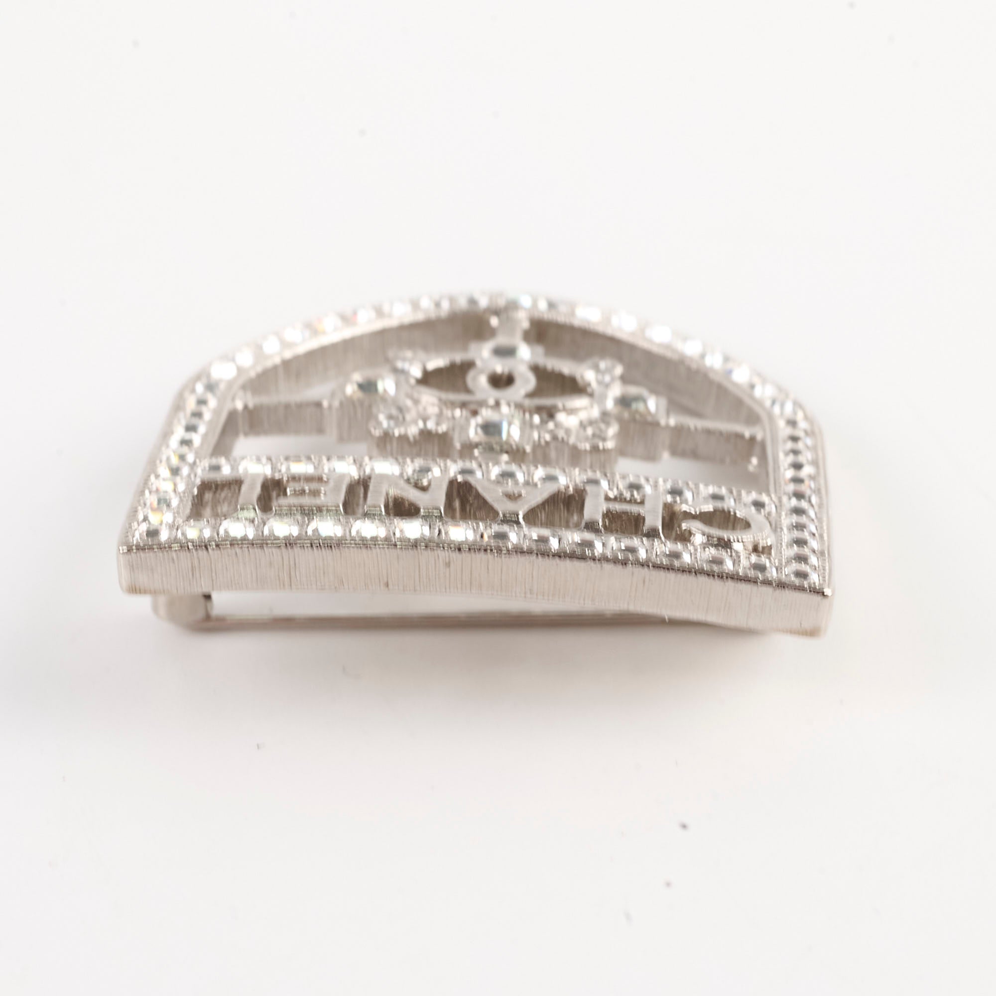 Chanel Shield Crystal Brooch - Elegant Fashion Accessory for Women | Perfect for Dresses, Jackets & Bags | Luxury Jewelry Gift for Her