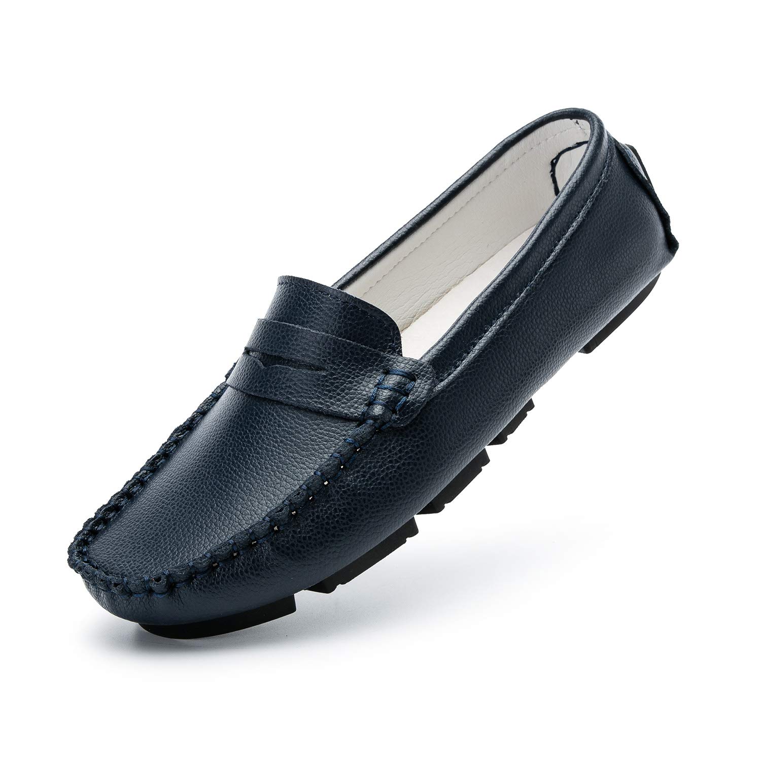 Women's Penny Loafers - Genuine Leather Slip-On Flats | Classic Casual Driving Shoes for Women | Perfect for Office, Travel & Everyday Wear
