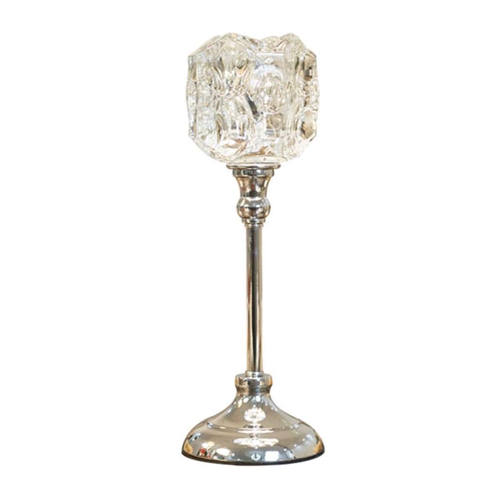 Elegant Crystal Candle Holders Set - 14.4
