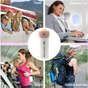 SEMITO 4-in-1 Travel Dispenser Bottle Set - Leak Proof Refillable Cosmetic Containers for Shampoo, Lotion & Liquid - Portable Toiletry Organizer for Vacation, Gym & Air Travel (Pack of 1) - Perfect for Carry-On Luggage & Weekend Getaways