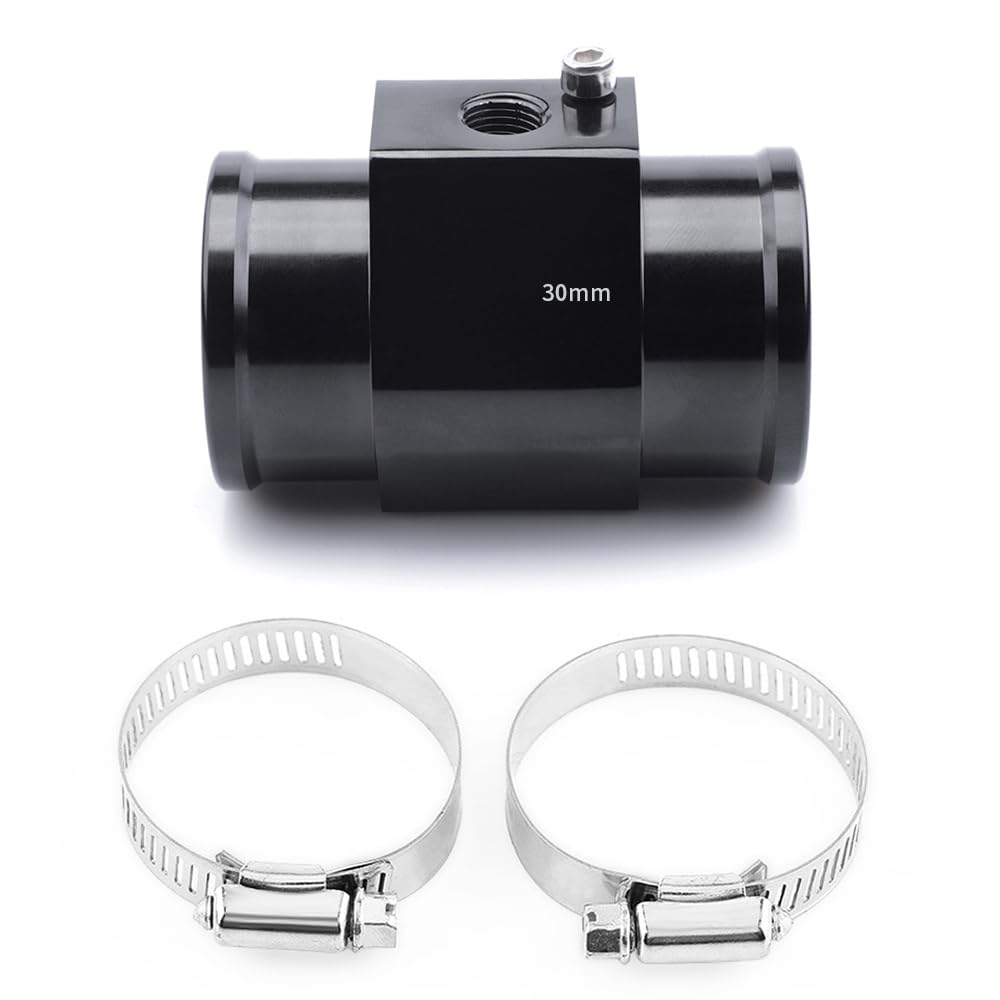 Aluminum Water Temp Joint Pipe 30mm - Radiator Sensor Adapter for Car Cooling System