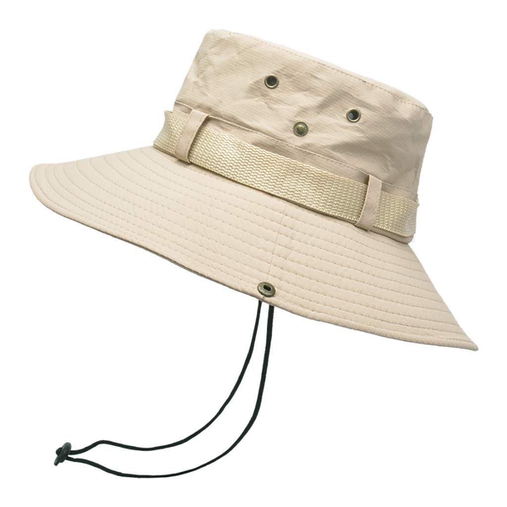 JINF Fishing Hats for Men - Breathable Summer Sun Protection Bucket Hat with Foldable Design - Perfect for Outdoor Fishing, Hiking, Beach & Camping Activities