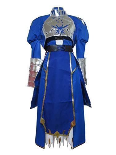 Fate/stay Night Saber Servant Artoria Pendragon Cosplay Costume for Women - XL Size | Anime Convention, Halloween Dress Up, Roleplay Outfit