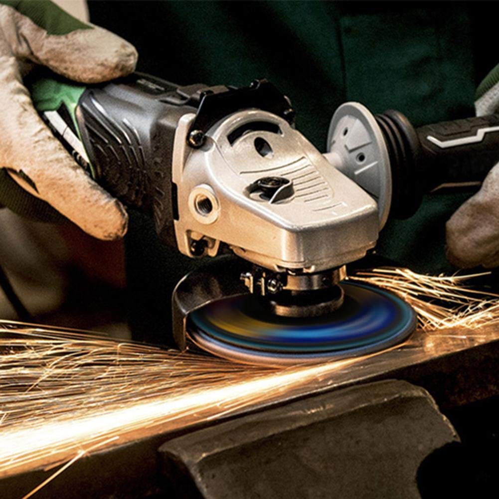 10PCS 40/60/80/120 Grit Flap Sanding Discs for Angle Grinder - 115mm Abrasive Wheels for Metal, Plastic & Wood - Rotary Tool Accessories for DIY Projects & Professional Use