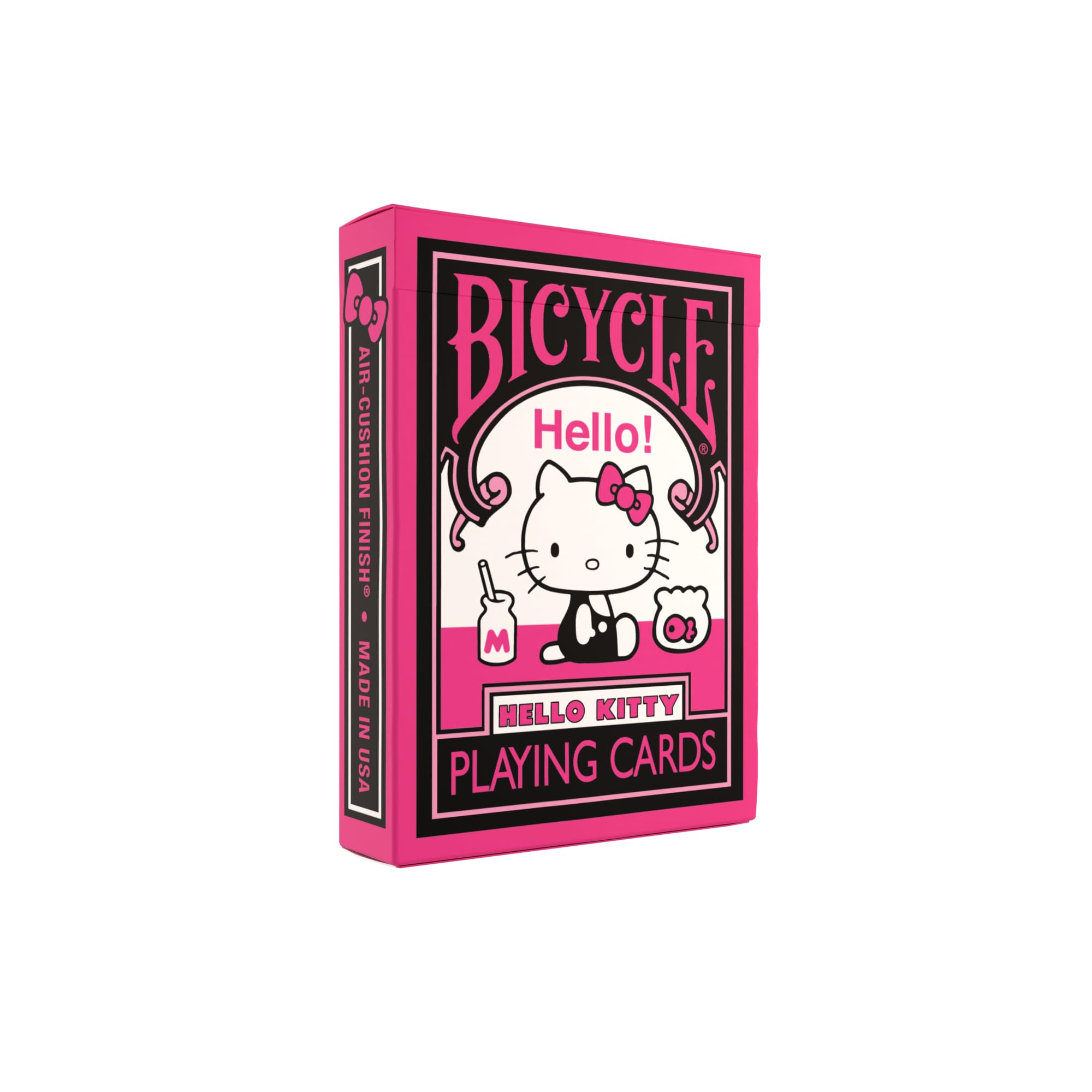 Hello Kitty Bicycle Playing Cards - Black & Pink Deck for Kids & Adults - Perfect for Parties, Game Nights & Collectors