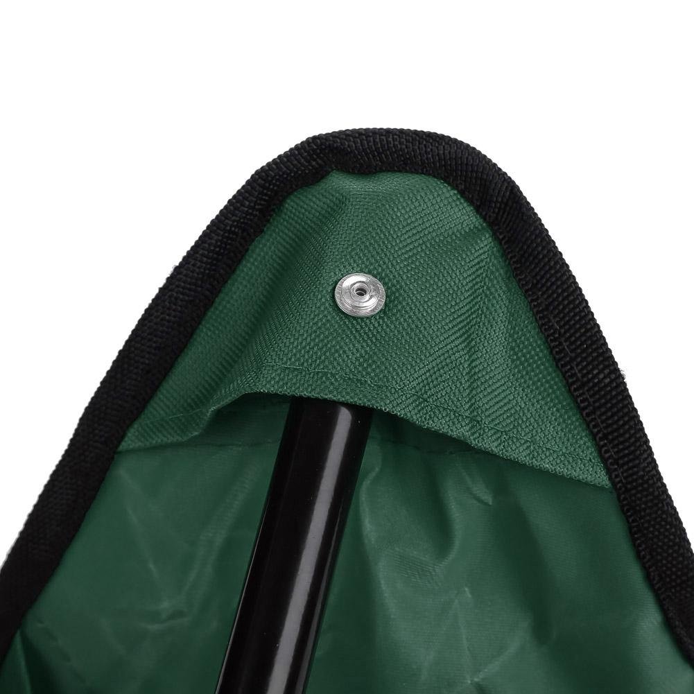 Portable Folding Tripod Chair - Lightweight Camping Stool for Fishing, Hunting, Hiking & Outdoor Travel - Compact & Durable (Green, Small) - Perfect for Backpacking, Picnics, and Beach Outings