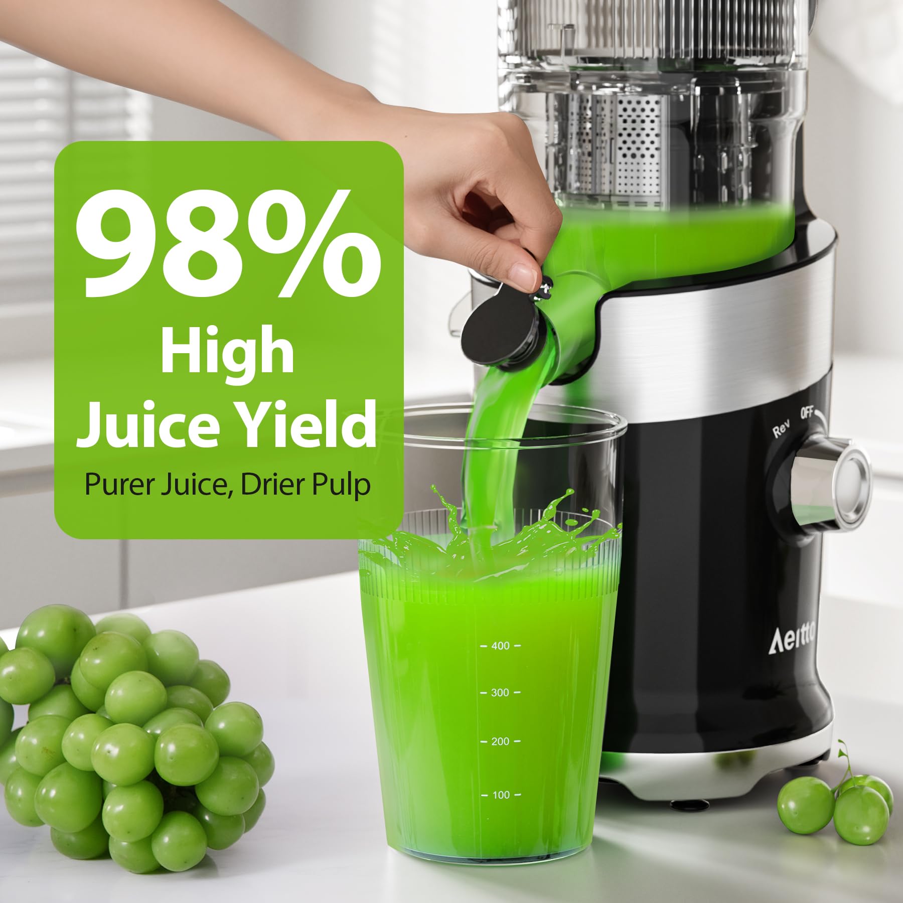 Aeitto Cold Press Juicer Machine - 4.9