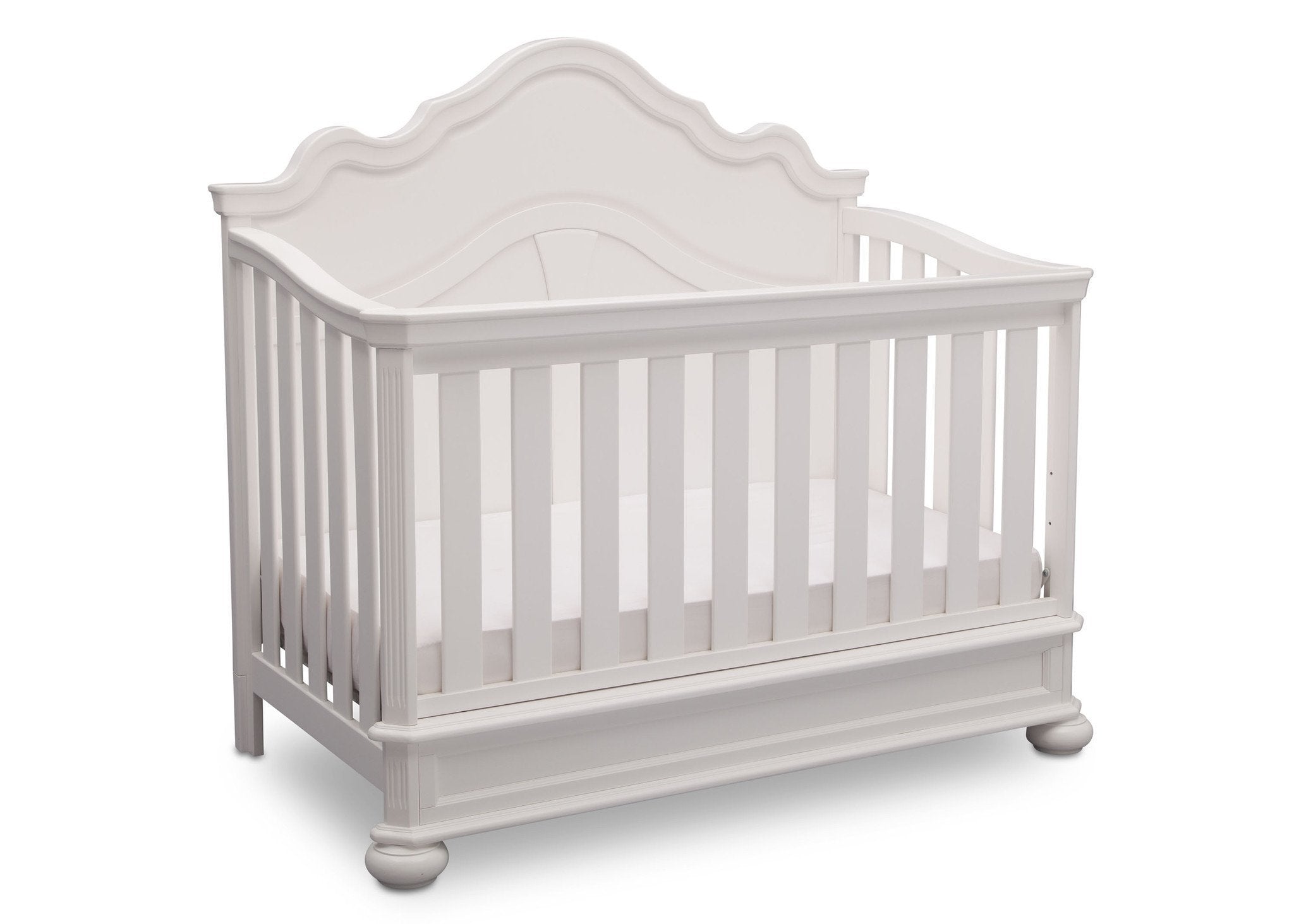 Peyton 4-in-1 Convertible Baby Crib with Toddler Bed & Changer - Modern Nursery Furniture for Boys & Girls - Perfect for Newborn to Toddler Transition