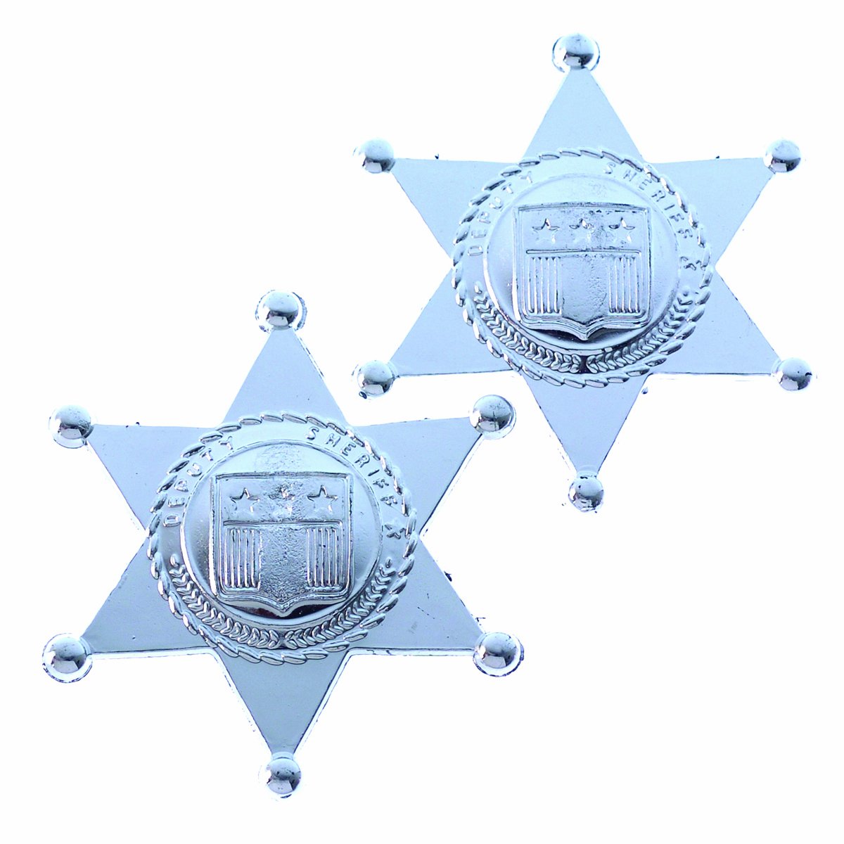 Toy Sheriff Badges - 12 Pack - Authentic Western Style Play Badges for Kids - Perfect for Cowboy Costumes, Dress-Up, and Role-Playing Games