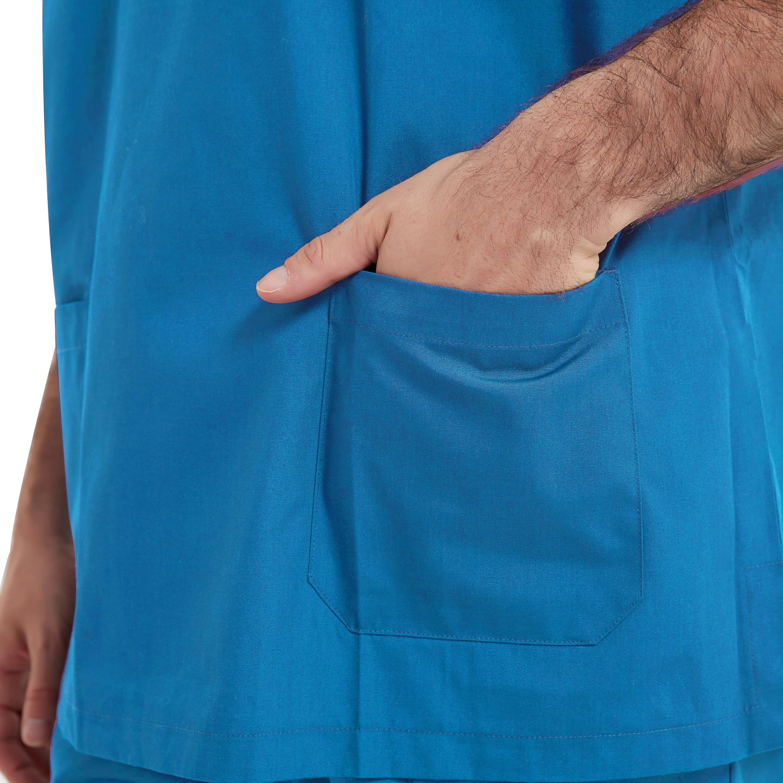Unisex Medical Scrubs Set - Comfortable & Durable Nurse Uniform with Top & Pants (Ref.6801-6802) - Perfect for Hospitals, Clinics & Healthcare Professionals