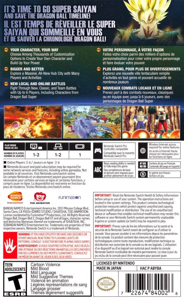 Dragon Ball Xenoverse 2 - Action RPG Fighting Game for PS4, Xbox One & PC | Anime Adventure with Custom Characters | Perfect for Fans & Multiplayer Battles