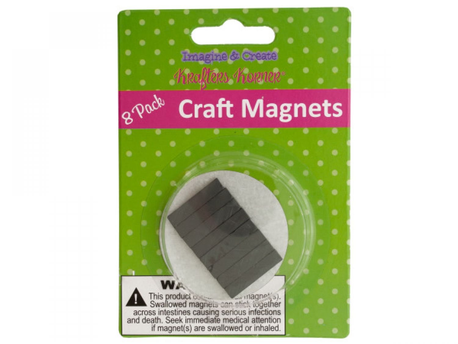 24-Piece DIY Craft Magnets Set for Refrigerator, Whiteboard & Scrapbooking - Strong Adhesive, Fun & Creative Arts & Crafts Supplies for Kids & Adults