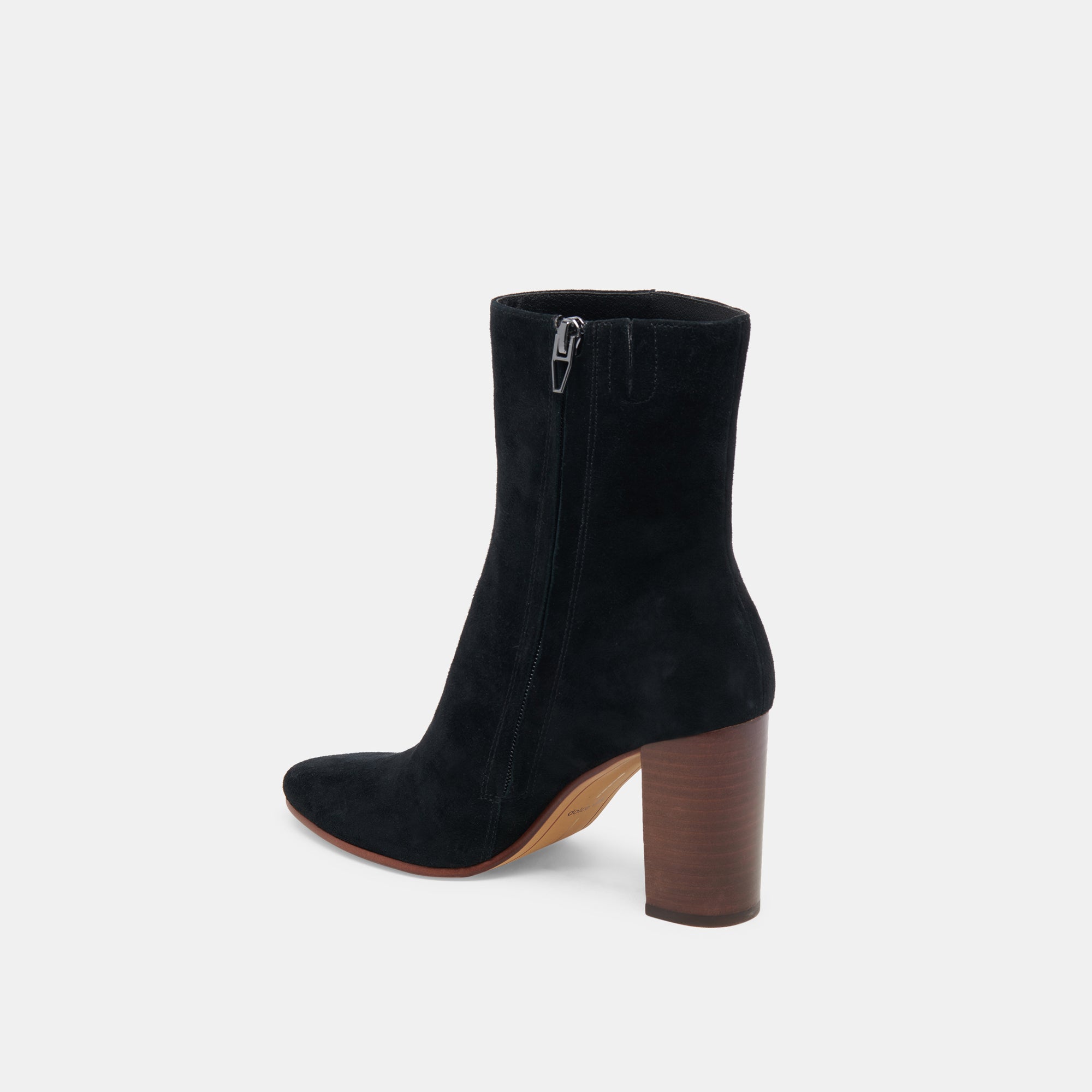 Suzy Booties Onyx Suede - Stylish & Comfortable Women's Ankle Boots for Fall & Winter Fashion, Office & Casual Wear