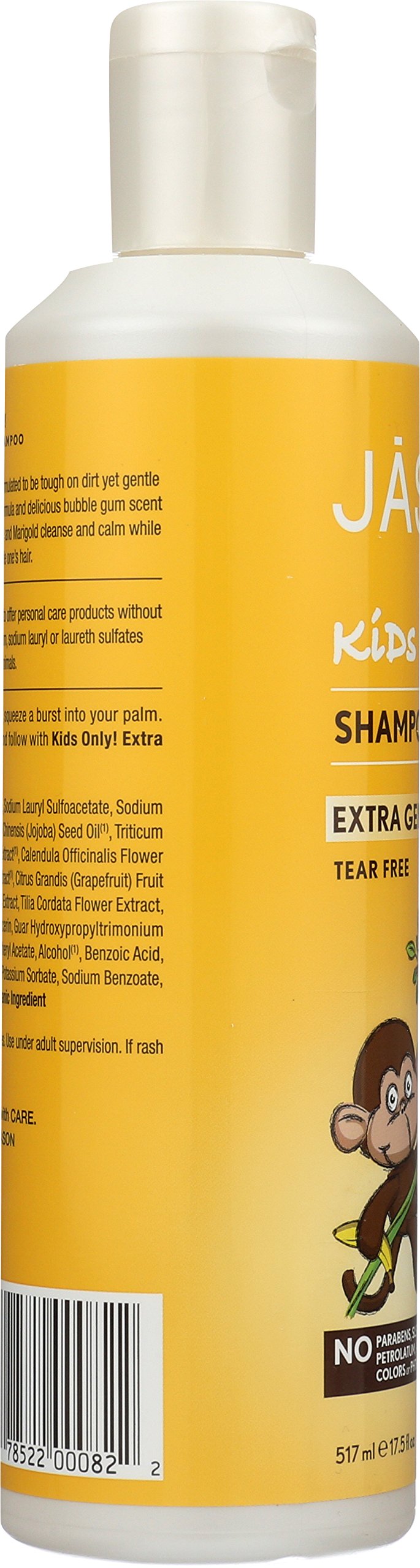 JASON Kids Extra Gentle Shampoo - Tear Free & Hypoallergenic for Children - 17.5 oz (Pack of 3) - Perfect for Daily Bath Time & Sensitive Scalp Care