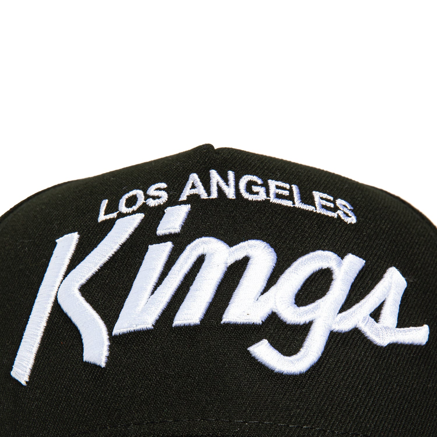 New Era 9Forty A-Frame Los Angeles Kings Script Snapback Hat - Black & White Adjustable Baseball Cap for Men & Women - Perfect for Sports Fans, Casual Wear & Gift Giving
