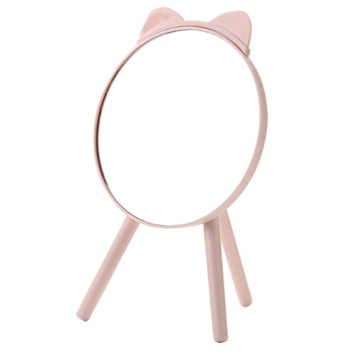 FOMIYES Adjustable Table Vanity Makeup Mirror with Stand - Portable Desk Mirror for Makeup, Shaving & Skincare (24x14.5x10cm) - Perfect for Bedroom, Bathroom & Travel