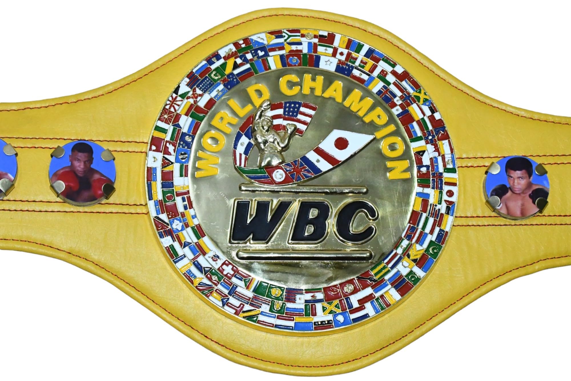 Authentic WBC Championship Boxing Belt 3D Replica - Official Green Title Belt for Adults | Perfect for Boxing Fans, Collectors & Sports Memorabilia Displays