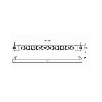 2 Pack Amber LED 17