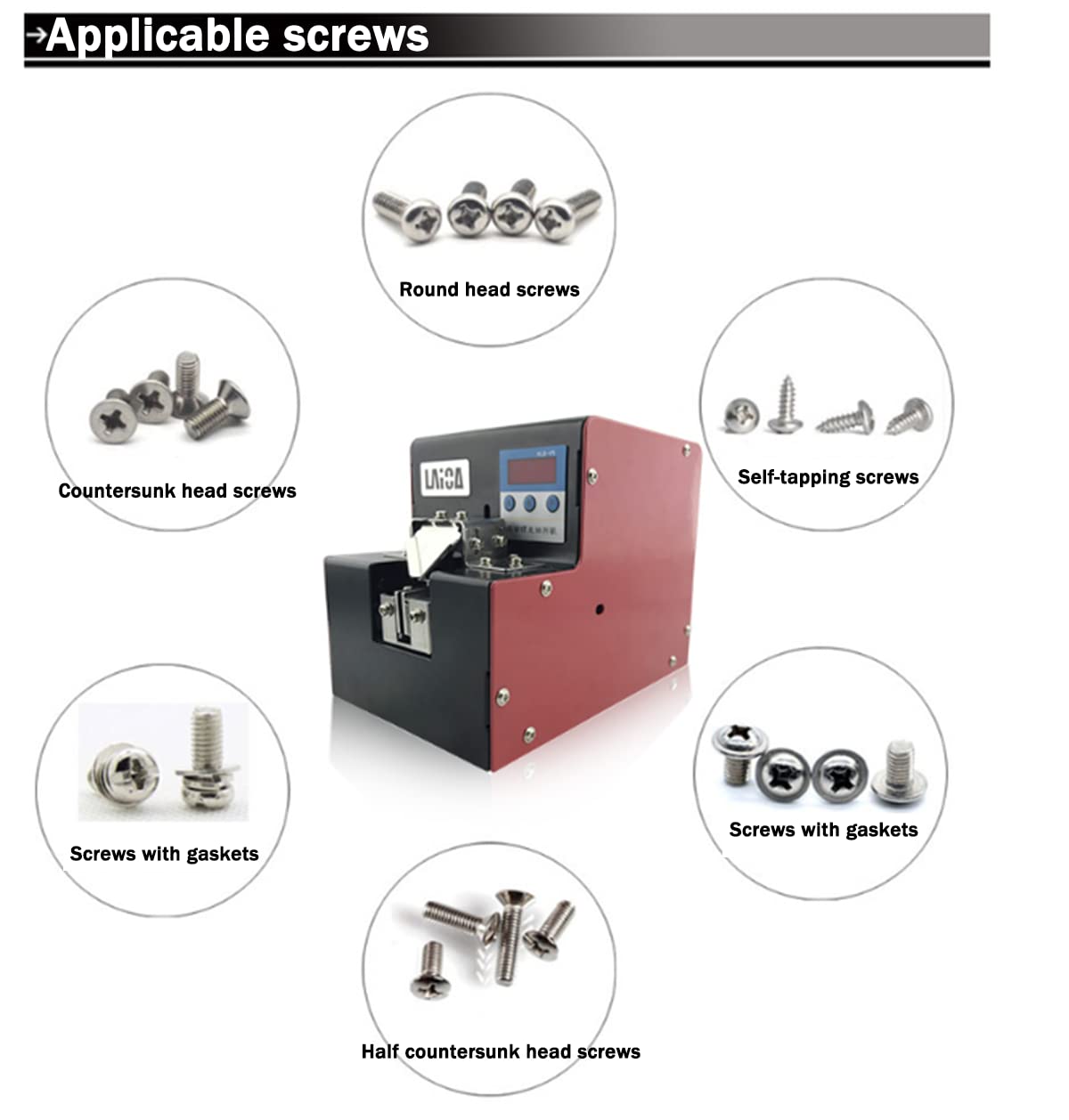 Precision Automatic Screw Feeder & Organizer - Adjustable Track Size for Electronics Industry | High-Efficiency Screw Sorting Machine for Assembly Lines & Manufacturing