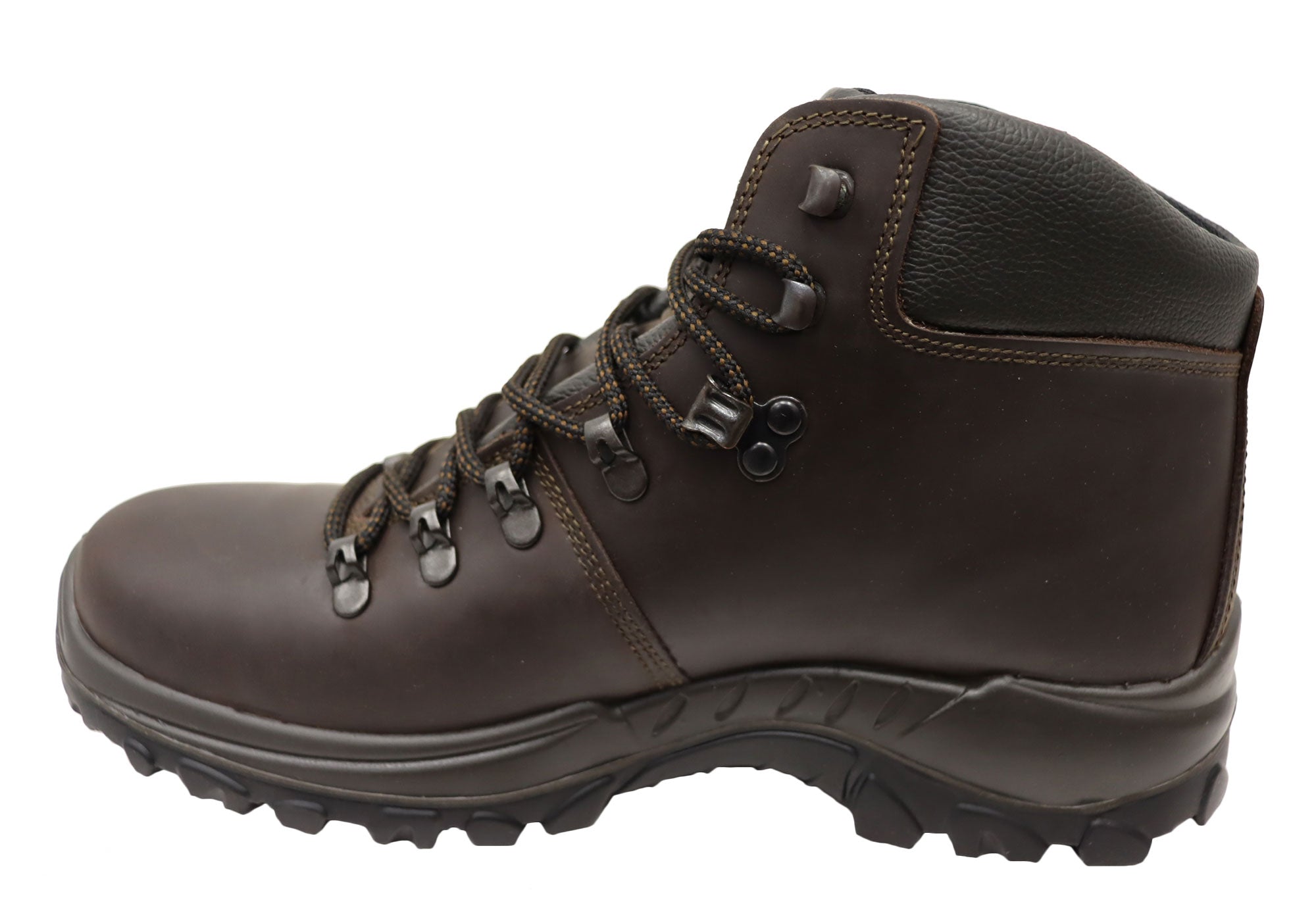 Grisport Women's Classic Mid Hiking Boots - Waterproof Leather Outdoor Shoes Made in Italy - Perfect for Trail Walking, Camping & Mountain Adventures