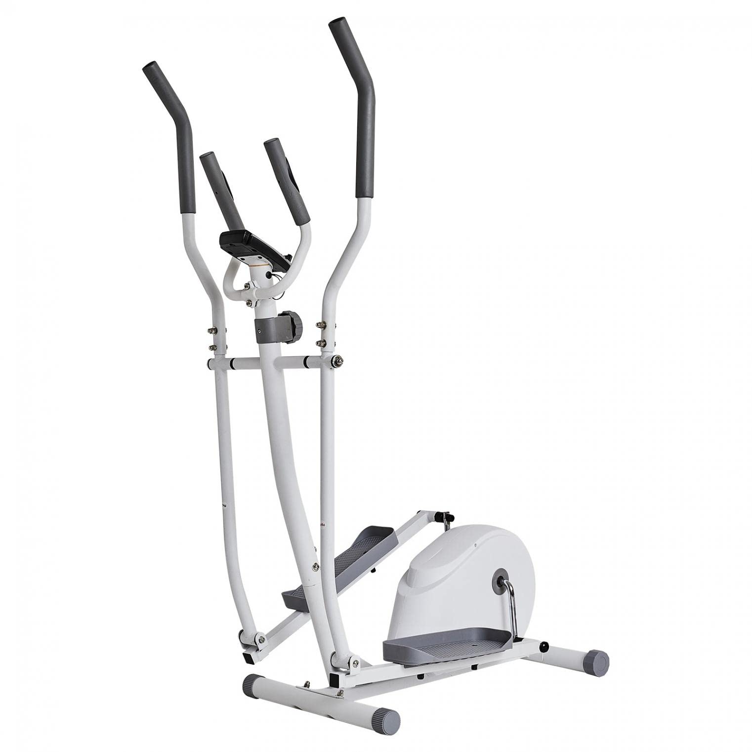 Portable Foldable Elliptical Machine - 300LB Capacity Home Gym Equipment for Cardio Workout