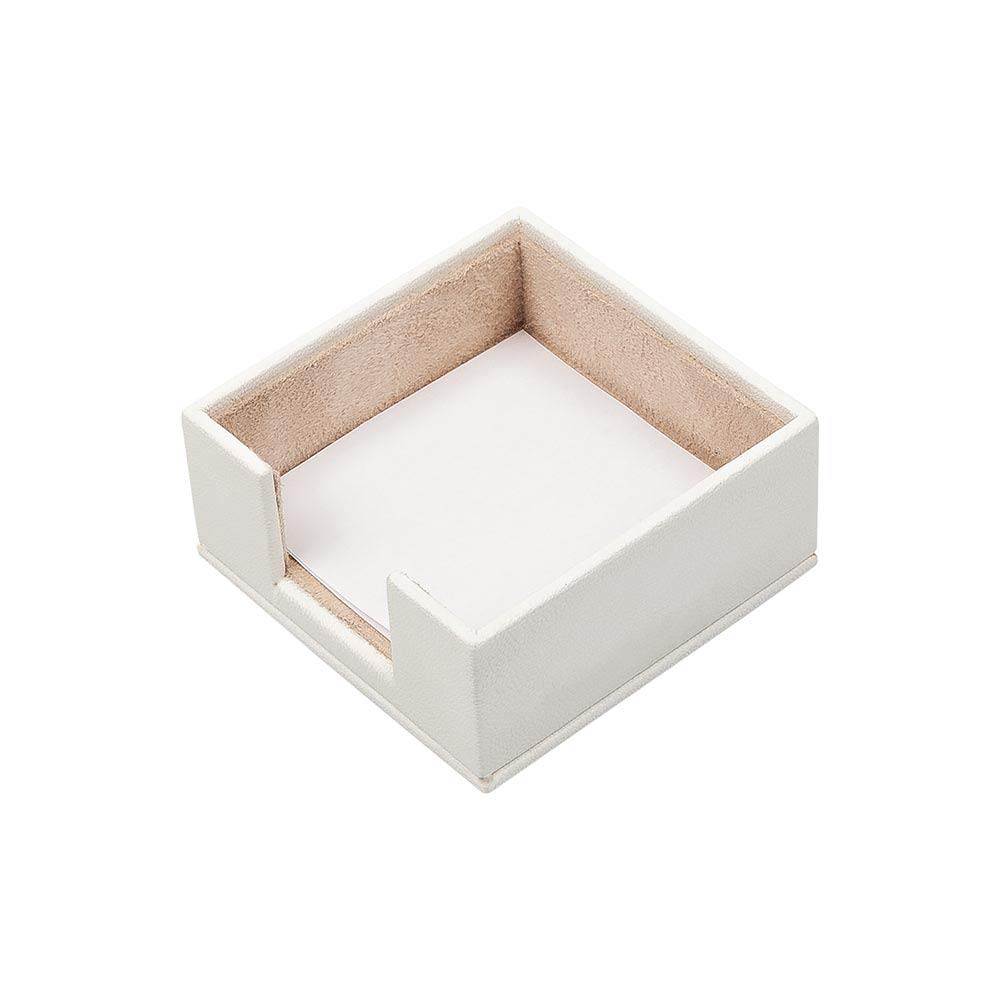 Premium Leather Desk Organizer Set - 10-Piece Bonded Leather Document Tray & Office Accessories for Desk Organization - Elegant White Desk Supplies for Home & Office Workspace - Perfect for Files, Stationery & Office Decor