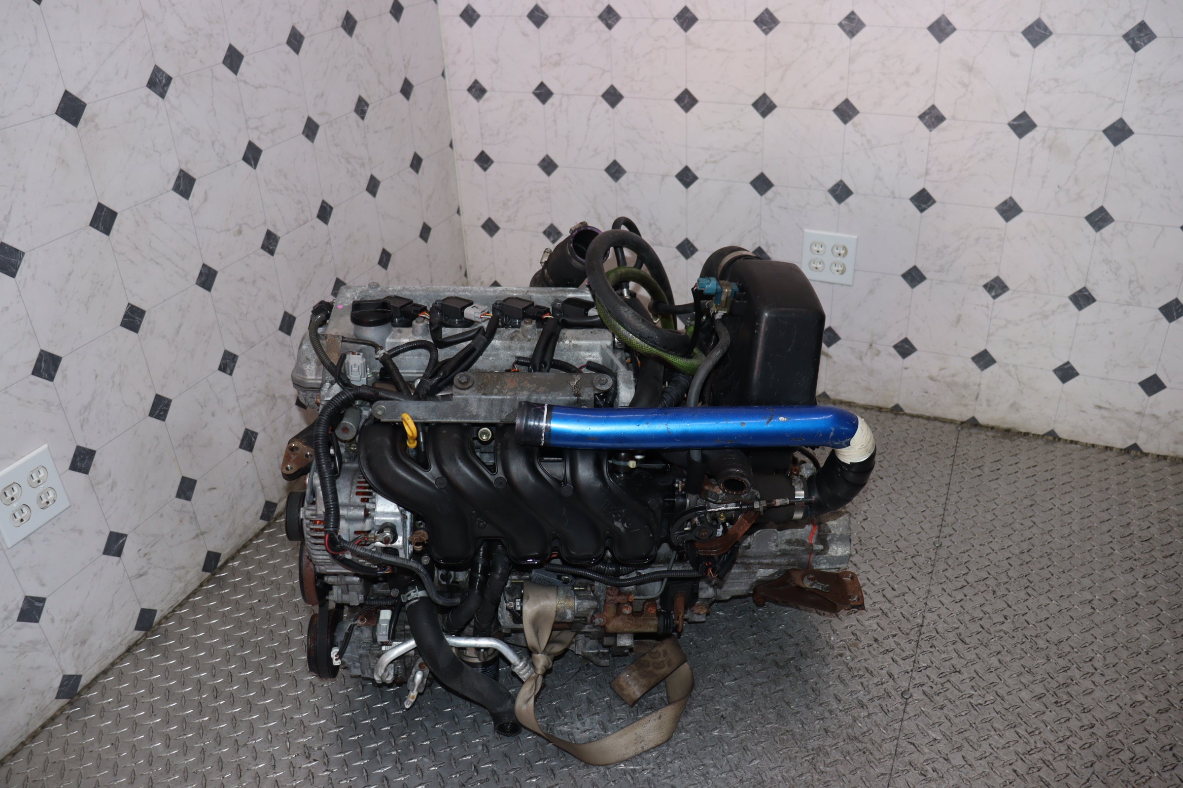 JDM 1NZ FET Turbo Engine & 5MT Vitz RS TRD Yaris 1.5L Performance Upgrade Kit - High-Performance Turbocharger & Manual Transmission for Toyota Yaris, Vitz - Perfect for Racing, Drifting & Street Tuning