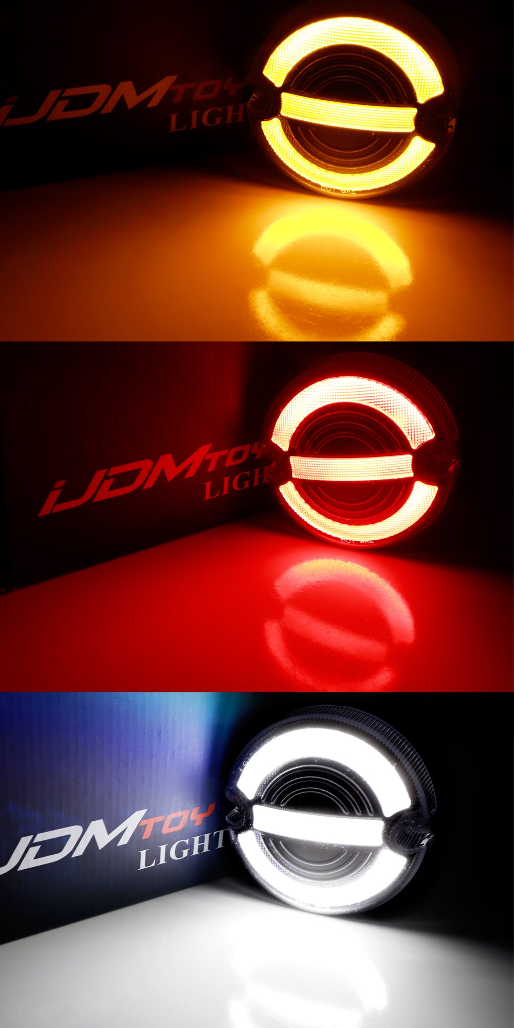 Land Rover Defender 95mm Front & Rear LED Light Upgrade Kit - 8pc Clear Full LED Conversion Set for Enhanced Visibility & Style - Perfect for Off-Roading, Night Driving & Vehicle Customization