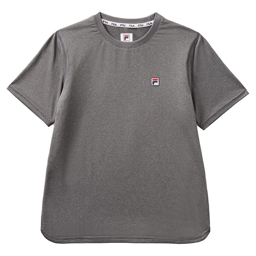 Boys' Short Sleeve Performance Tennis Shirt - Moisture Wicking & Breathable Athletic Top for Kids - Perfect for Tennis, Soccer & Summer Outdoor Sports