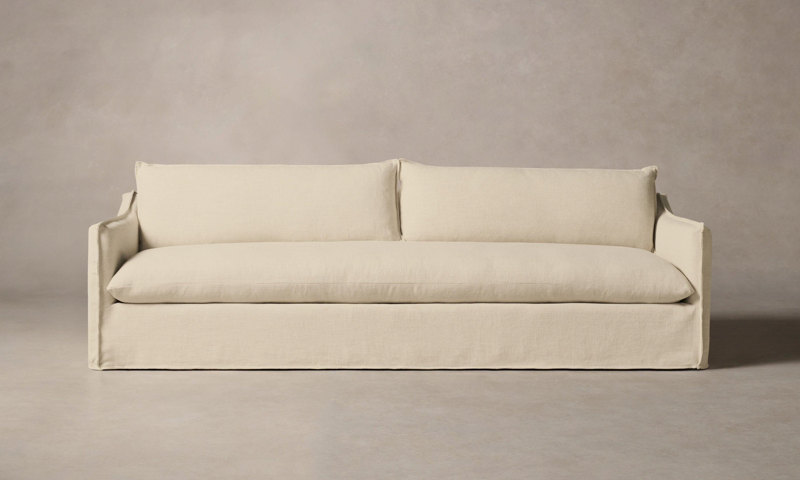 Premium Performance Linen Weave Dune Sofa - Modern Living Room Furniture for Home & Office Comfort | Perfect for Lounge, Family Gatherings & Relaxation